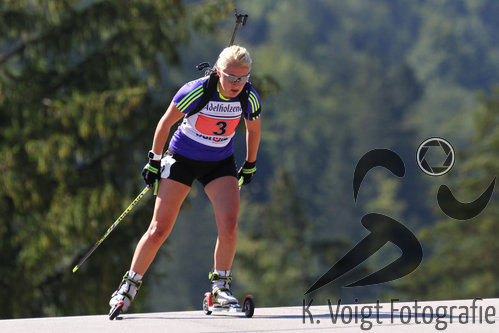 12.09.2015, xkvx, Wintersport, Deutsche Meisterschaft Biathlon 2015, v.l. Janina Hettich (SC Schoenwald)