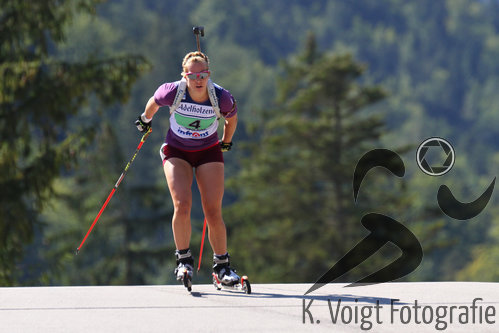 12.09.2015, xkvx, Wintersport, Deutsche Meisterschaft Biathlon 2015, v.l. Carolin Leunig (WSV Clausthal-Zellerfeld)