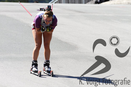 12.09.2015, xkvx, Wintersport, Deutsche Meisterschaft Biathlon 2015, v.l. Carolin Leunig (WSV Clausthal-Zellerfeld)