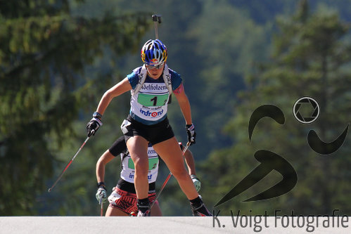 12.09.2015, xkvx, Wintersport, Deutsche Meisterschaft Biathlon 2015, v.l. Miriam Goessner (SC Garmisch)
