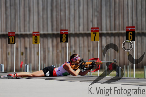 12.09.2015, xkvx, Wintersport, Deutsche Meisterschaft Biathlon 2015, v.l. Sarah Wagner (SCM Zella-Mehlis)