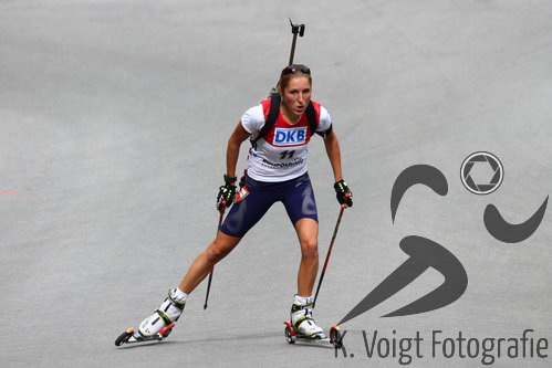 13.09.2015, xkvx, Wintersport, Deutsche Meisterschaft Biathlon 2015, v.l. Theresa Strassberger (WSV Oberhof)
