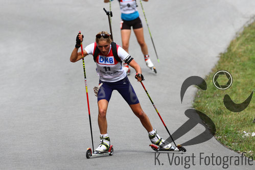 13.09.2015, xkvx, Wintersport, Deutsche Meisterschaft Biathlon 2015, v.l. Theresa Strassberger (WSV Oberhof)