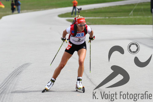 13.09.2015, xkvx, Wintersport, Deutsche Meisterschaft Biathlon 2015, v.l. Maren Hammerschmidt (SK Winterberg)