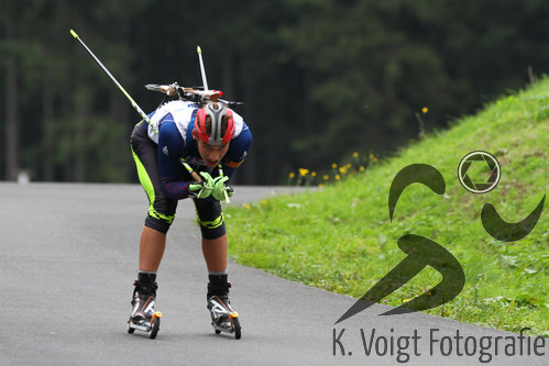 25.09.2015, xkvx, Wintersport, Lapua-Cup Biathlon, v.l. Julian Hollandt (WSV Oberhof 05)