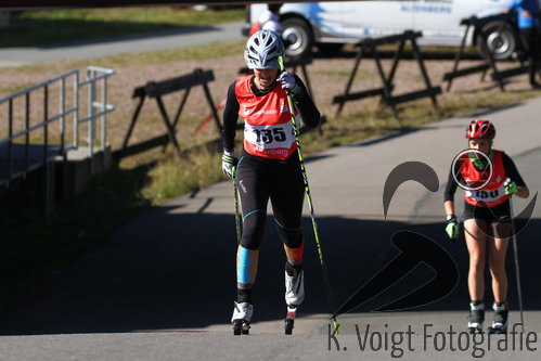 02.10.2015, xkvx, Wintersport, Biathlon Nordcup 2015, Speziallauf klassisch v.l. Julia Aurich