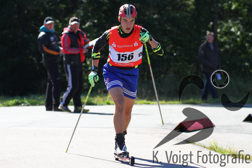 02.10.2015, xkvx, Wintersport, Biathlon Nordcup 2015, Speziallauf klassisch v.l. Julian Hollandt