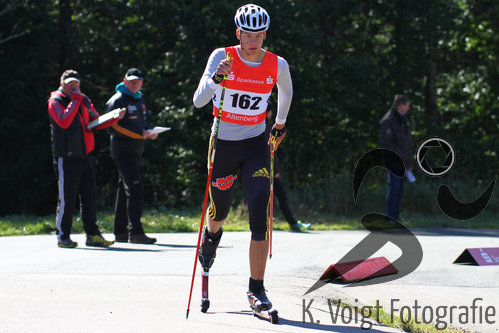 02.10.2015, xkvx, Wintersport, Biathlon Nordcup 2015, Speziallauf klassisch v.l. Tom Gombert