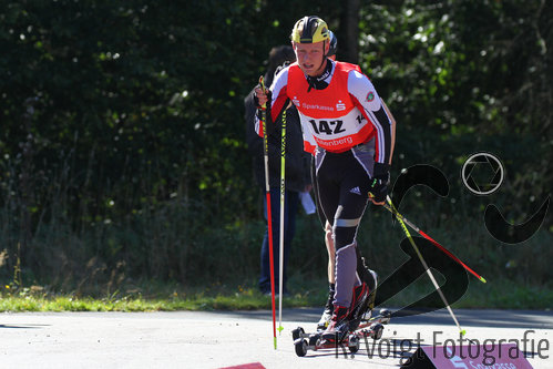 02.10.2015, xkvx, Wintersport, Biathlon Nordcup 2015, Speziallauf klassisch v.l. Pascal Fraebel