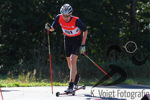 02.10.2015, xkvx, Wintersport, Biathlon Nordcup 2015, Speziallauf klassisch v.l. Christian Michel