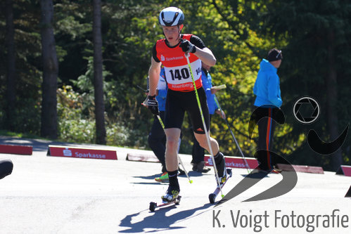 02.10.2015, xkvx, Wintersport, Biathlon Nordcup 2015, Speziallauf klassisch v.l. Michael Hobmaier