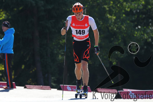 02.10.2015, xkvx, Wintersport, Biathlon Nordcup 2015, Speziallauf klassisch v.l. Kilian Leitschuh