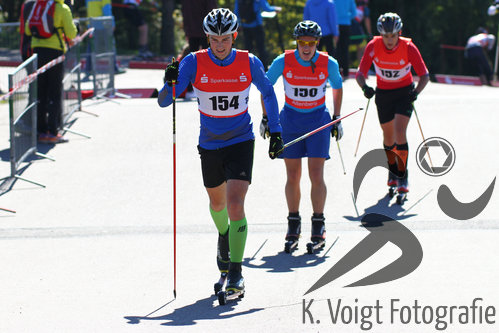 02.10.2015, xkvx, Wintersport, Biathlon Nordcup 2015, Speziallauf klassisch v.l. Hans Knorr