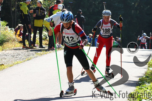 03.10.2015, xkvx, Wintersport, Biathlon Nordcup 2015, Einzel v.l. Marie Zeutschel