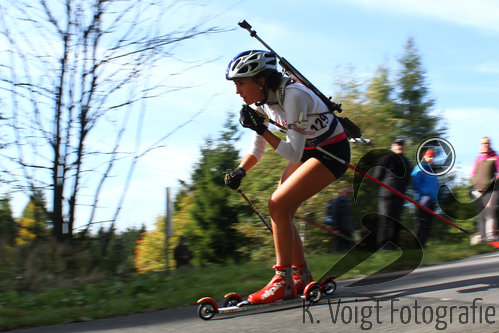 03.10.2015, xkvx, Wintersport, Biathlon Nordcup 2015, Einzel v.l. Lucia Biermaier