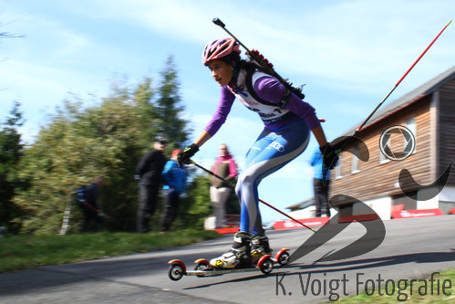 03.10.2015, xkvx, Wintersport, Biathlon Nordcup 2015, Einzel v.l. Laura Rathke