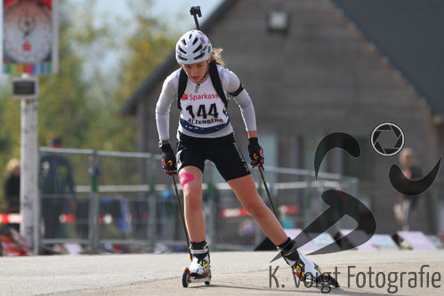 03.10.2015, xkvx, Wintersport, Biathlon Nordcup 2015, Einzel v.l. Kristin Pichler