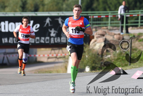 04.10.2015, xkvx, Wintersport, Biathlon Nordcup 2015, Crosswettkampfl v.l. Hans Knorr