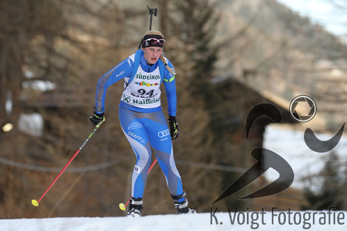 18.12.2015, xkvx, Wintersport, Biathlon Alpencup Martell, Sprint v.l. SCHWARZ Andrea