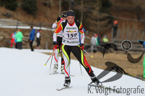 18.12.2015, xkvx, Wintersport, Biathlon Alpencup Martell, Sprint v.l. KLEIN Hannah