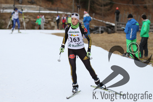 18.12.2015, xkvx, Wintersport, Biathlon Alpencup Martell, Sprint v.l. ECKSTEIN Sina