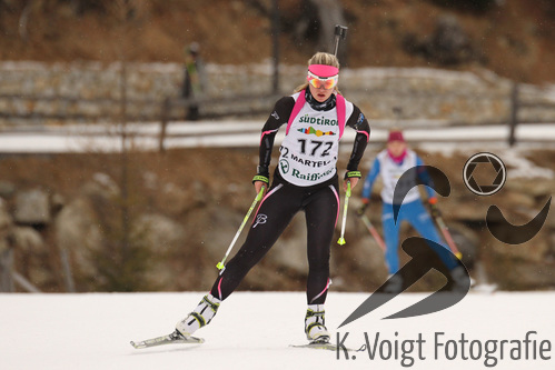 09.01.2015, xkvx, Wintersport, DSV Biathlon Deutschlandpokal Sprint v.l. MEYER Sophia
