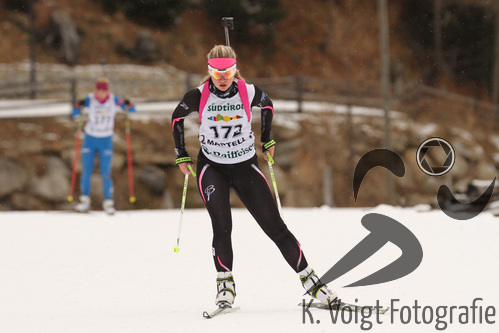 09.01.2015, xkvx, Wintersport, DSV Biathlon Deutschlandpokal Sprint v.l. MEYER Sophia