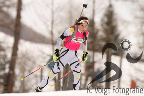 09.01.2015, xkvx, Wintersport, DSV Biathlon Deutschlandpokal Sprint v.l. BRAUN Mareike