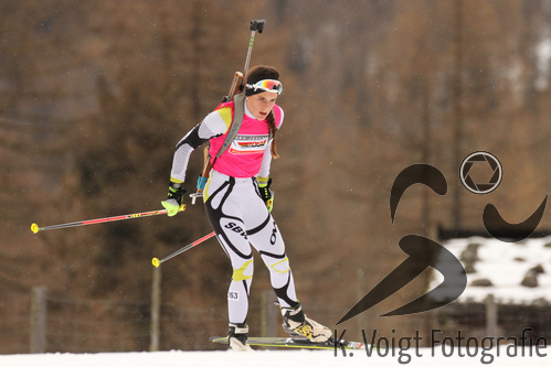 09.01.2015, xkvx, Wintersport, DSV Biathlon Deutschlandpokal Sprint v.l. BRAUN Mareike