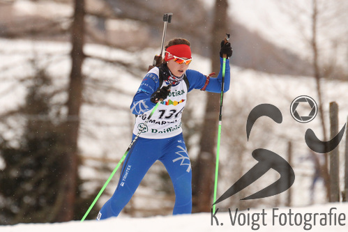 09.01.2015, xkvx, Wintersport, DSV Biathlon Deutschlandpokal Sprint v.l. VOGT Johanna