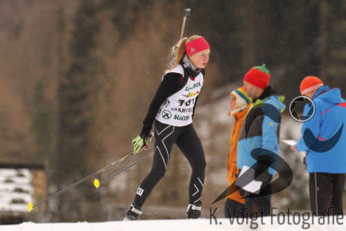09.01.2015, xkvx, Wintersport, DSV Biathlon Deutschlandpokal Sprint v.l. WEBER Lea