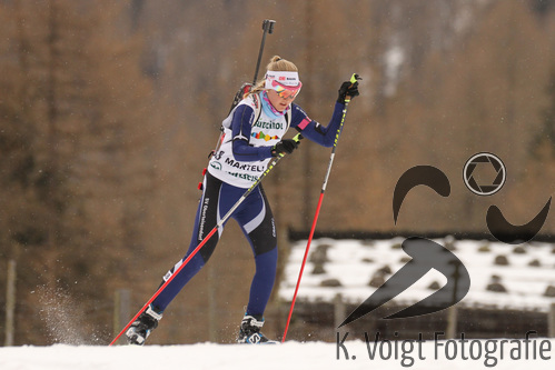 09.01.2015, xkvx, Wintersport, DSV Biathlon Deutschlandpokal Sprint v.l. STRECHA Lena