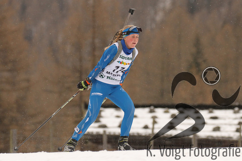 09.01.2015, xkvx, Wintersport, DSV Biathlon Deutschlandpokal Sprint v.l. OSTHEIMER Selina