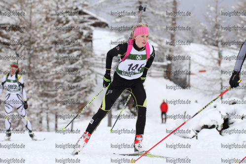 10.01.2015, xkvx, Wintersport, DSV Biathlon Deutschlandpokal Verfolgung v.l. HERMANN Hanna-Michelle