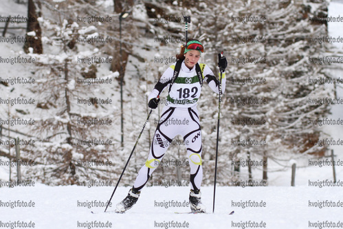 10.01.2015, xkvx, Wintersport, DSV Biathlon Deutschlandpokal Verfolgung v.l. GOLLER Isabel