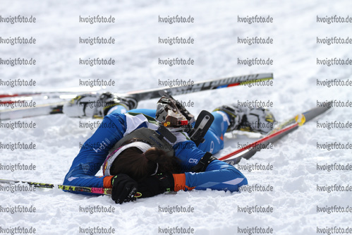 10.01.2015, xkvx, Wintersport, DSV Biathlon Deutschlandpokal Verfolgung v.l. RATHKE Alisa