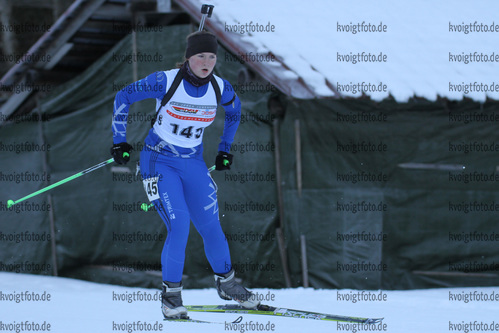 30.01.2015, xkvx, Wintersport, DSV Biathlon Deutschlandpokal Sprint v.l. SCHMIADE Paula