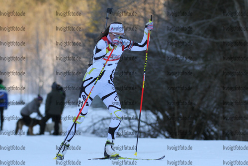 30.01.2015, xkvx, Wintersport, DSV Biathlon Deutschlandpokal Sprint v.l. SCHOETTLER Franziska