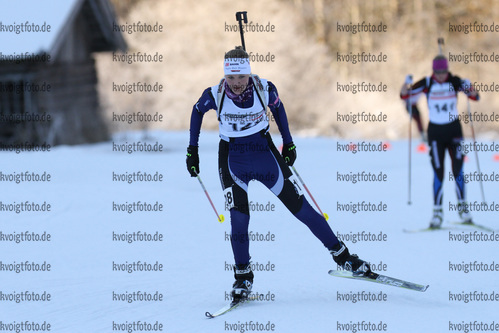 30.01.2015, xkvx, Wintersport, DSV Biathlon Deutschlandpokal Sprint v.l. STRECHA Lena