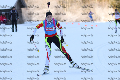 30.01.2015, xkvx, Wintersport, DSV Biathlon Deutschlandpokal Sprint v.l. HANSES Lena