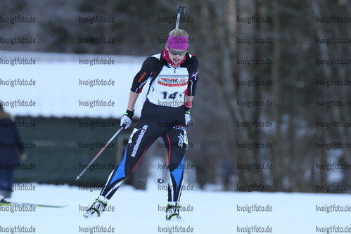 30.01.2015, xkvx, Wintersport, DSV Biathlon Deutschlandpokal Sprint v.l. KOELLNER Vanessa