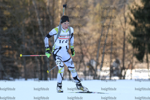 30.01.2015, xkvx, Wintersport, DSV Biathlon Deutschlandpokal Sprint v.l. BRAUN Mareike
