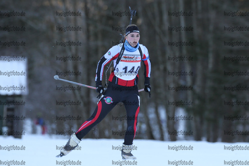 30.01.2015, xkvx, Wintersport, DSV Biathlon Deutschlandpokal Sprint v.l. WILLING Alicia