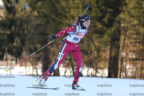 30.01.2015, xkvx, Wintersport, DSV Biathlon Deutschlandpokal Sprint v.l. KRAMMER Sabrina