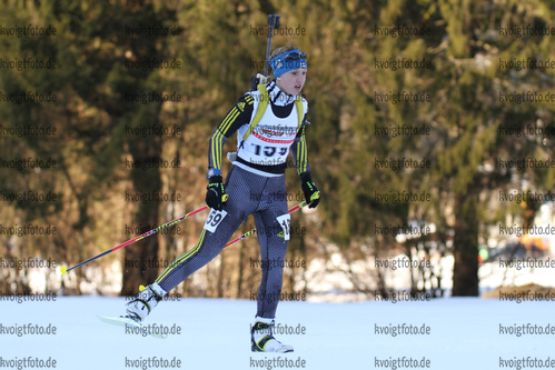 30.01.2015, xkvx, Wintersport, DSV Biathlon Deutschlandpokal Sprint v.l. ARENDT Fabienne