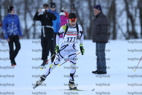 30.01.2015, xkvx, Wintersport, DSV Biathlon Deutschlandpokal Sprint v.l. BRAUN Sabrina