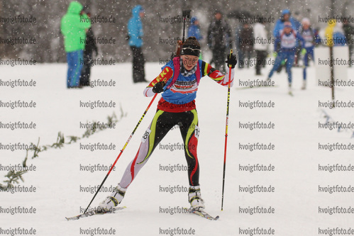 31.01.2015, xkvx, Wintersport, DSV Biathlon Deutschlandpokal Verfolgung v.l. 