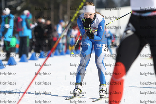 27.02.2016, xkvx, Wintersport, DSV Biathlon Deutschlandpokal Cross Sprint v.l. HEILAND Katharina