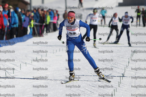 27.02.2016, xkvx, Wintersport, DSV Biathlon Deutschlandpokal Cross Sprint v.l. BUETTNER Nadja