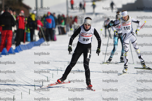 27.02.2016, xkvx, Wintersport, DSV Biathlon Deutschlandpokal Cross Sprint v.l. FIEDLER Jana